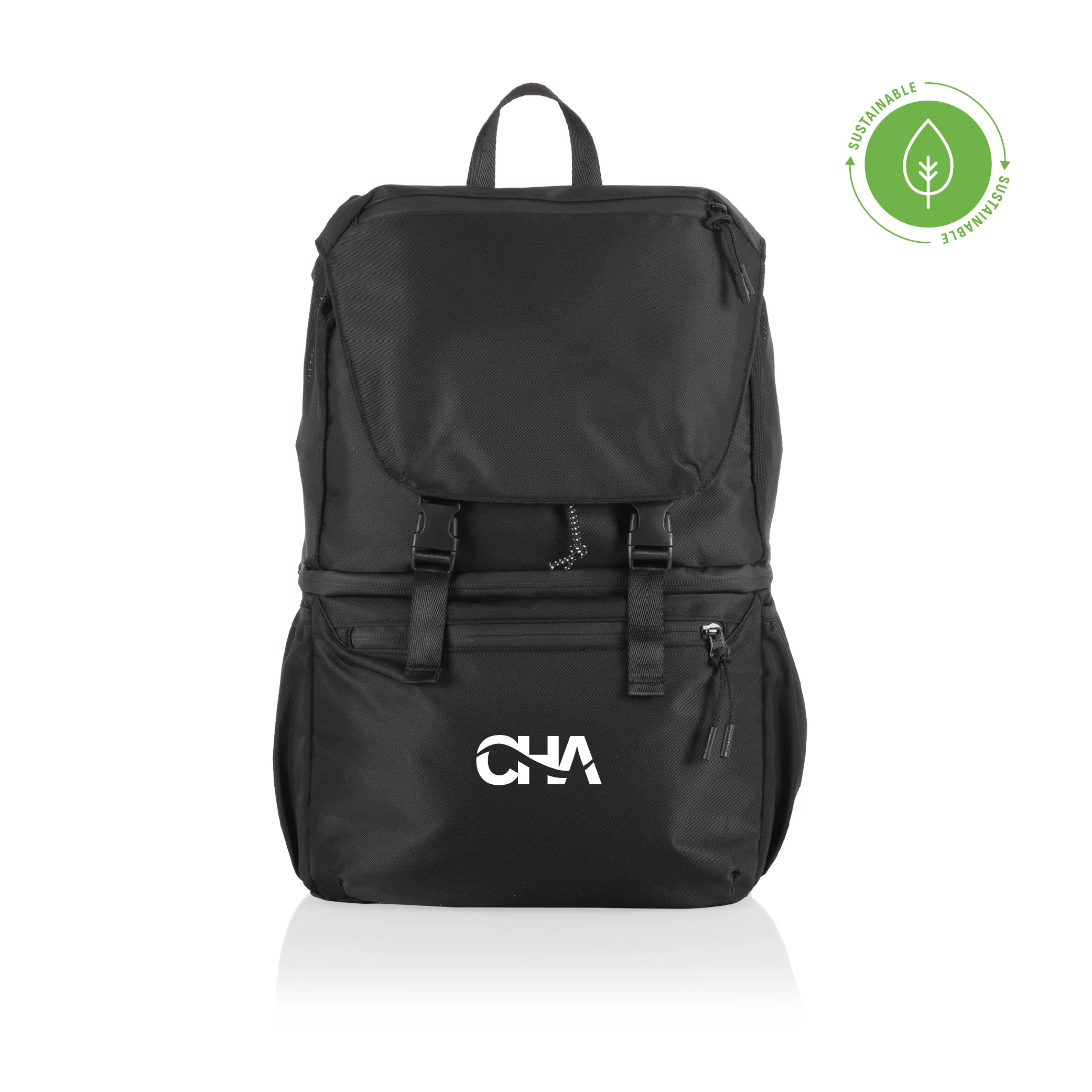Tarana Recycled Backpack Cooler - Carbon Black